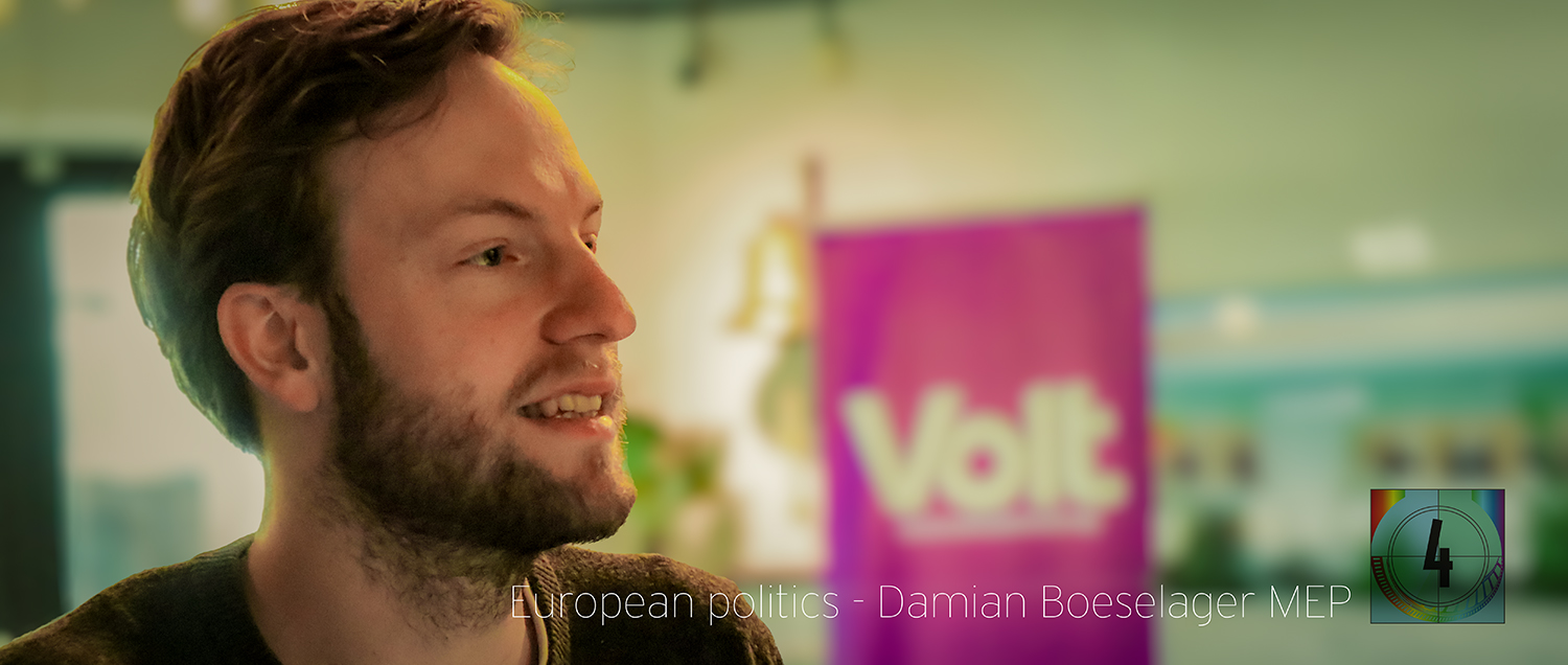 Image from the News Report European politics with members of the European Parliament  about European power.